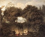 Le petit parc by Jean-Honore Fragonard